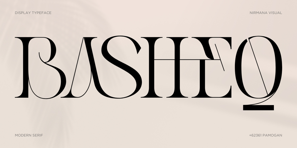 Basheq Vintage font