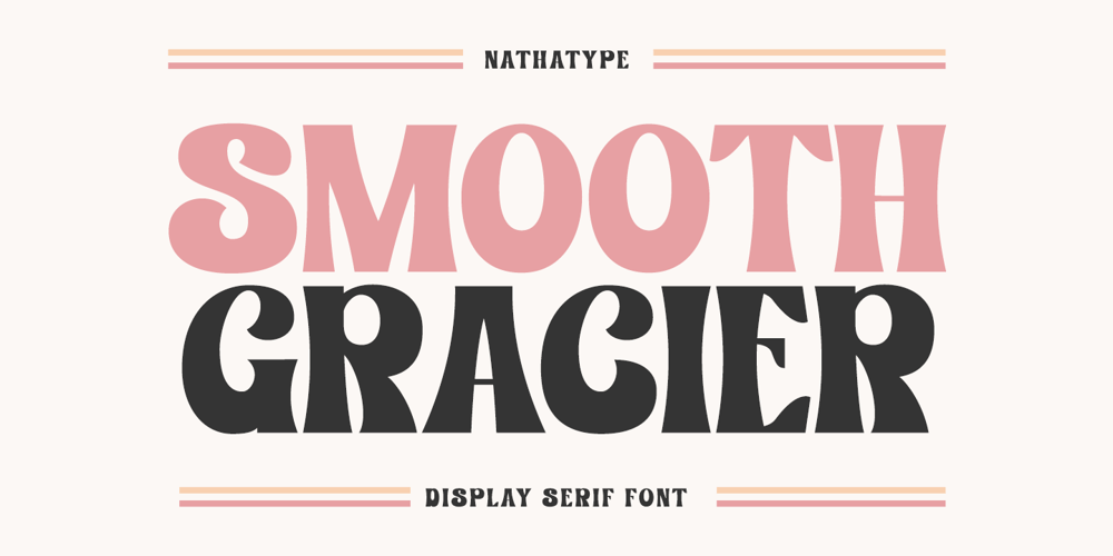 Smooth Gracier font