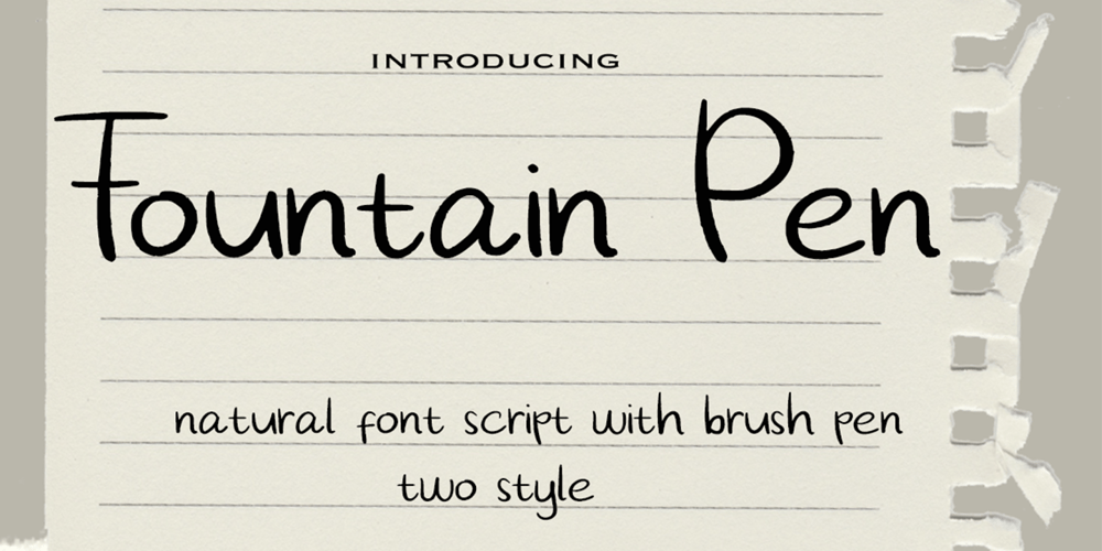 Fountain Pen font