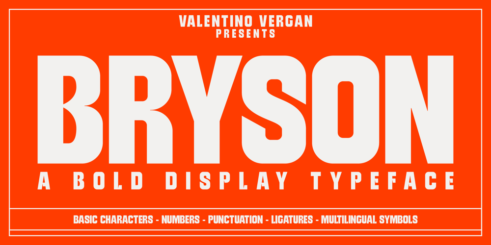 Bryson font