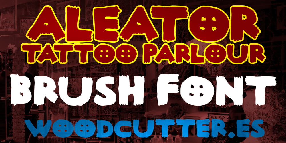 Aleator Tattoo Parlour font