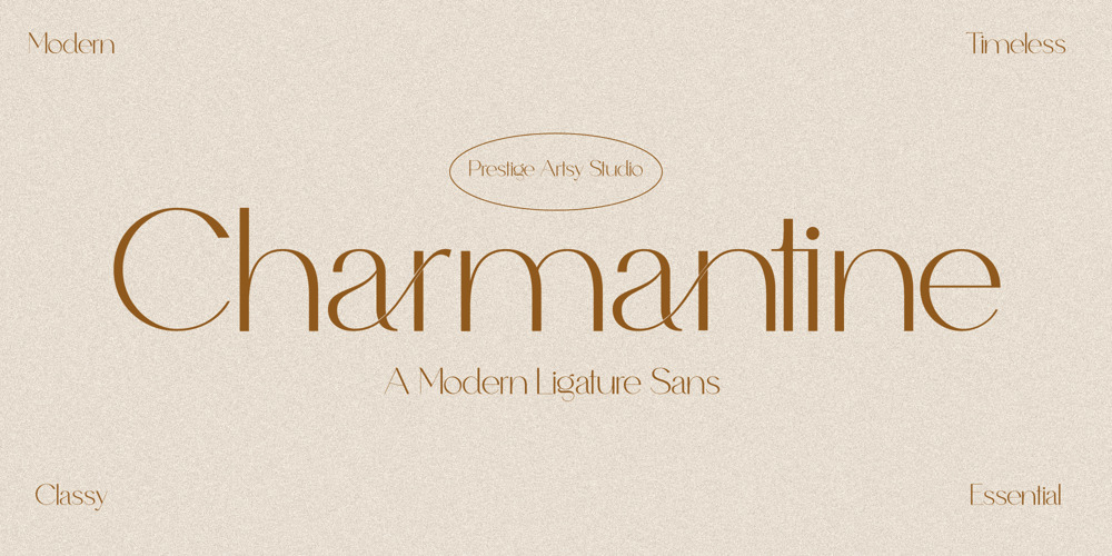 Charmantine font