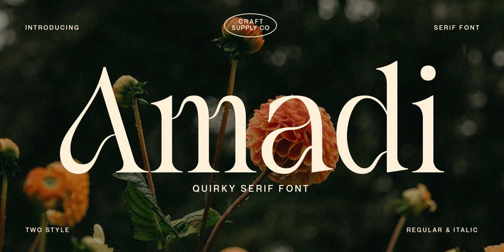 Amadi font