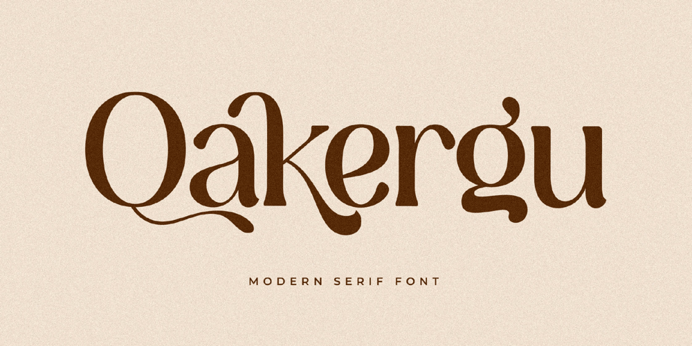 Qakergu font
