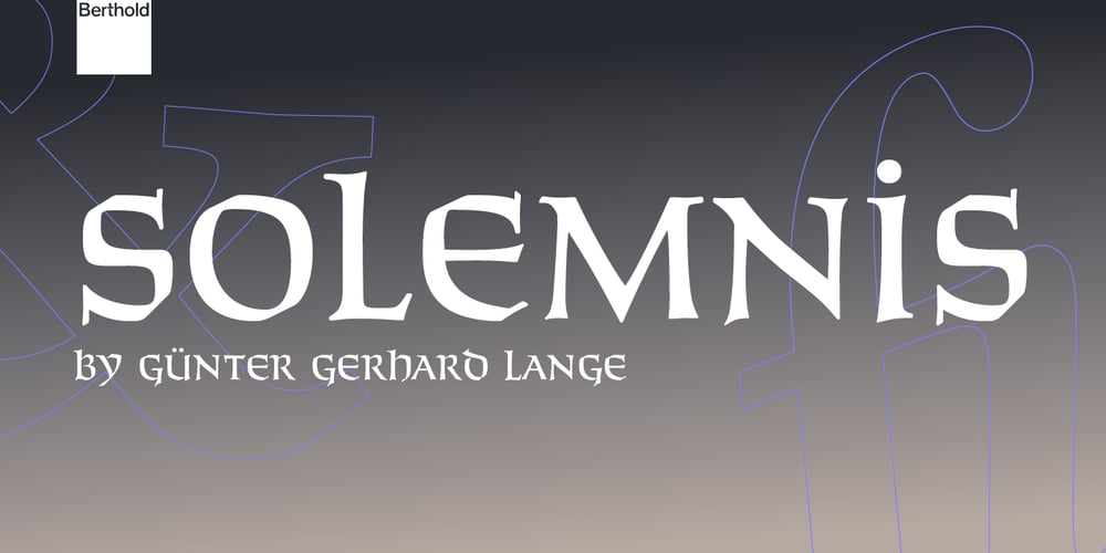 Solemnis font