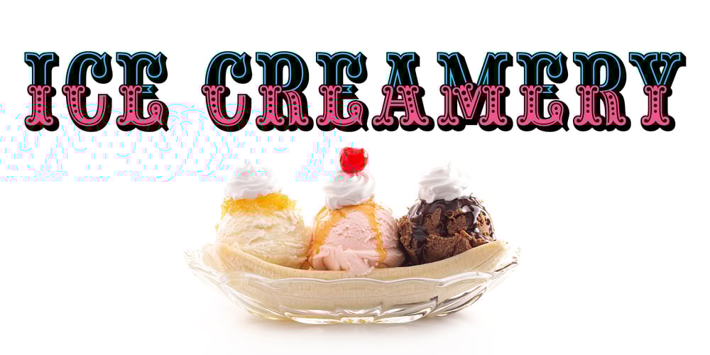 Ice Creamery font
