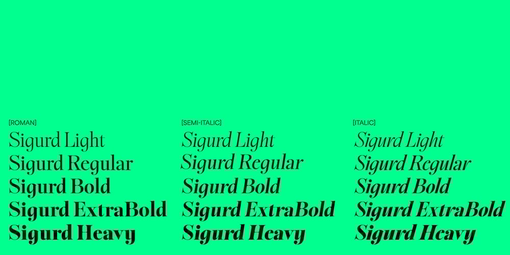 Sigurd font
