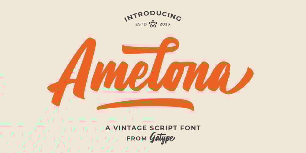 Amelona font