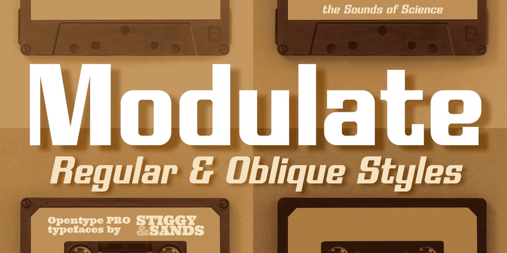 Modulate font