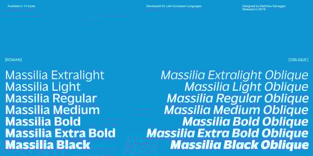 Massilia font