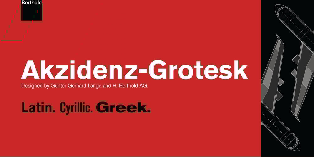 Akzidenz-Grotesk W1G font