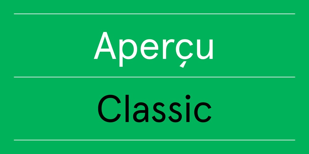 Apercu font