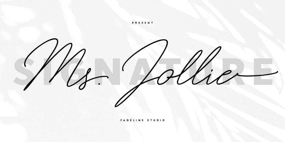 Ms. Jollie font