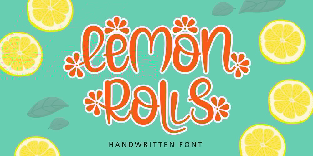 Lemon Rolls font