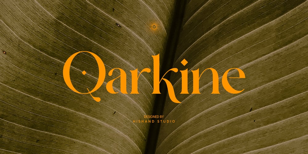 Qarkine font