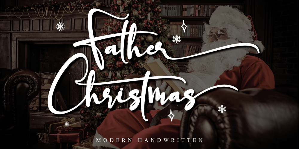 Father Christmas font