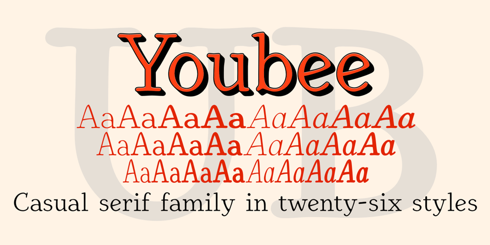 Youbee font