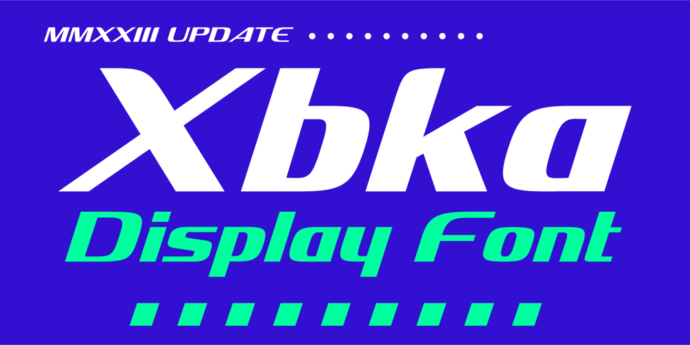 Xbka font