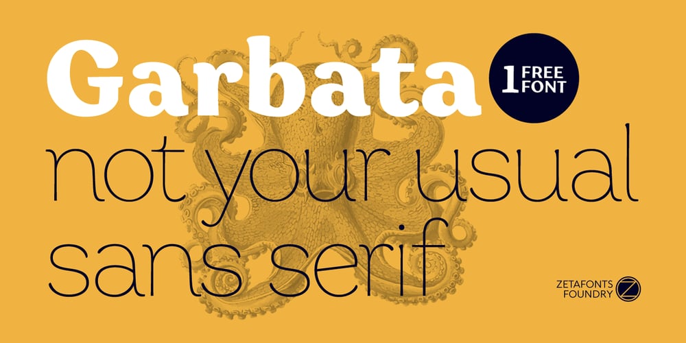 Garbata font
