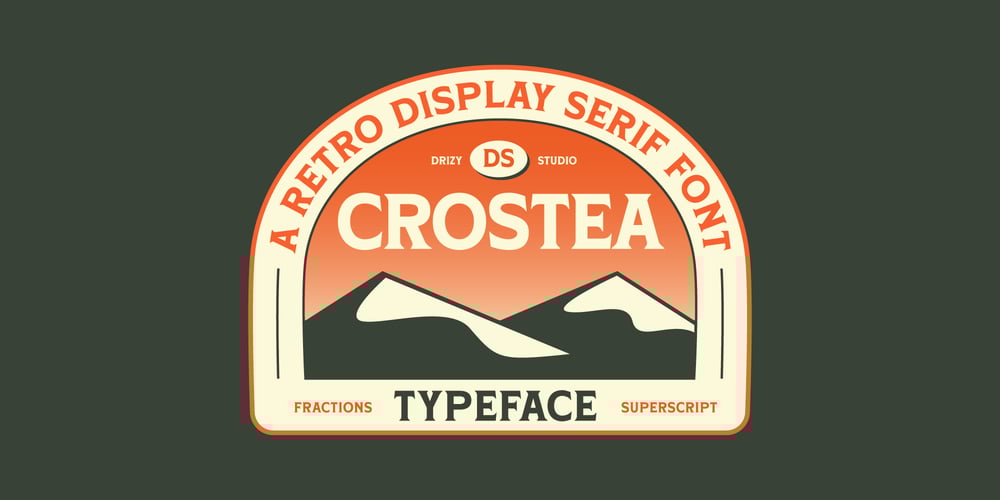 Crostea font