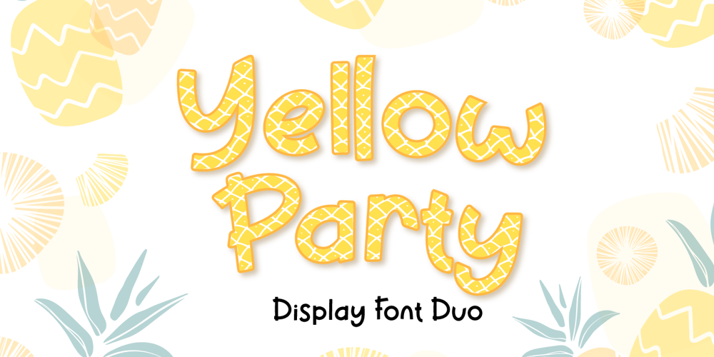 Yellow Party font