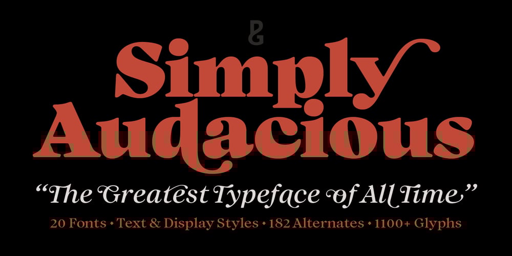 Audacious font