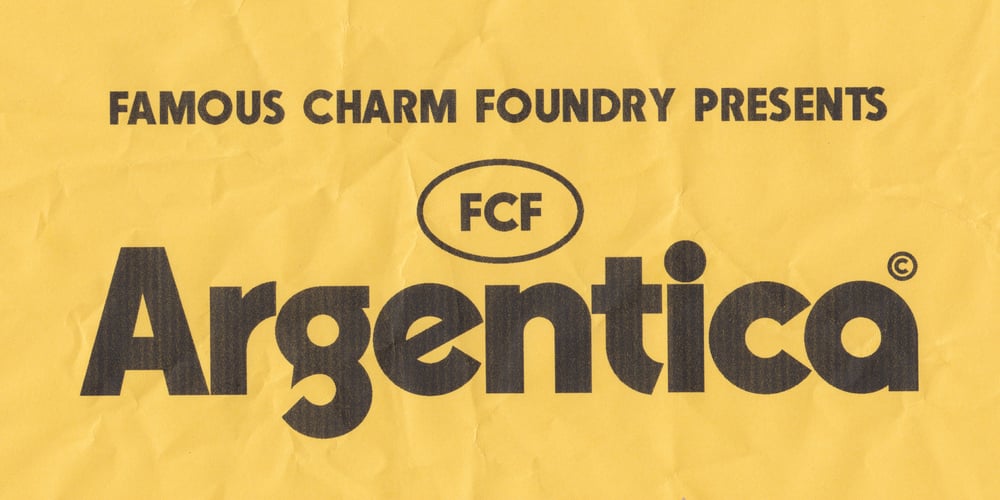 FCF Argentica font