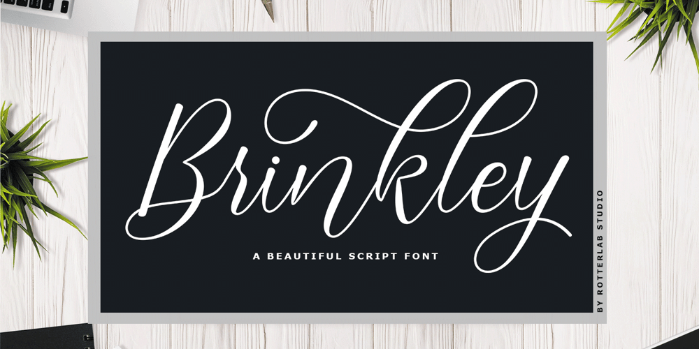 Brinkley Script font