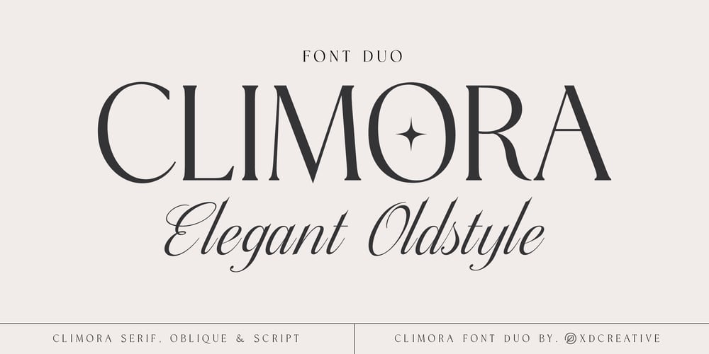 Climora Duo font