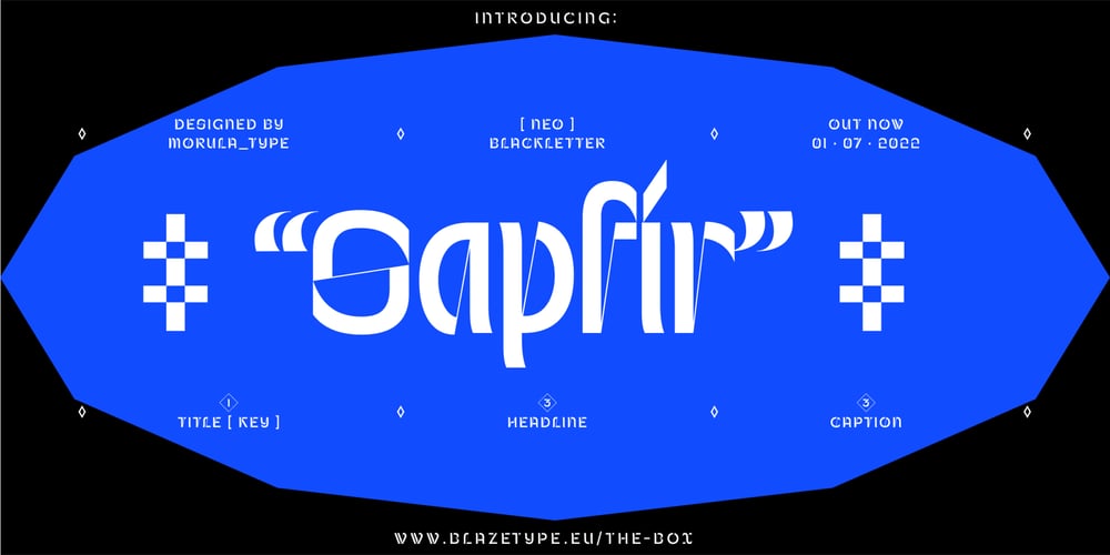 Sapfir VF font