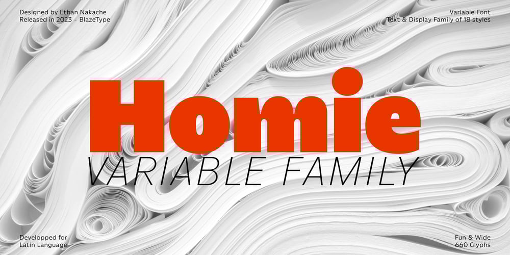 Homie font
