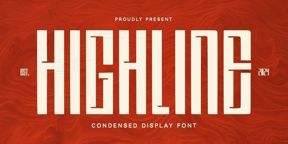Highline font