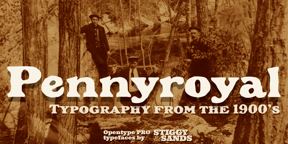 Pennyroyal font