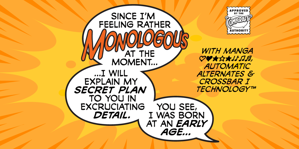 Monologous font
