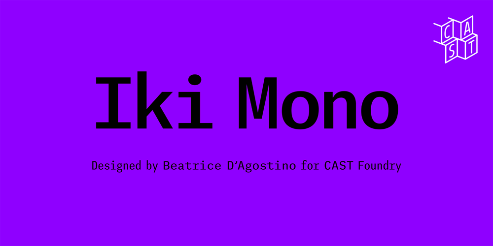 Iki Mono font