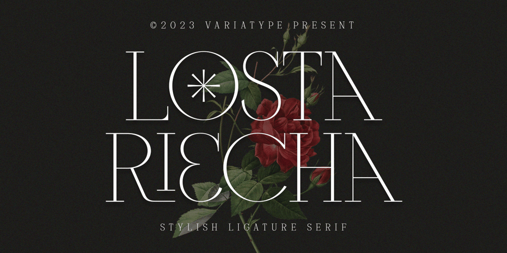 Losta Riecha font