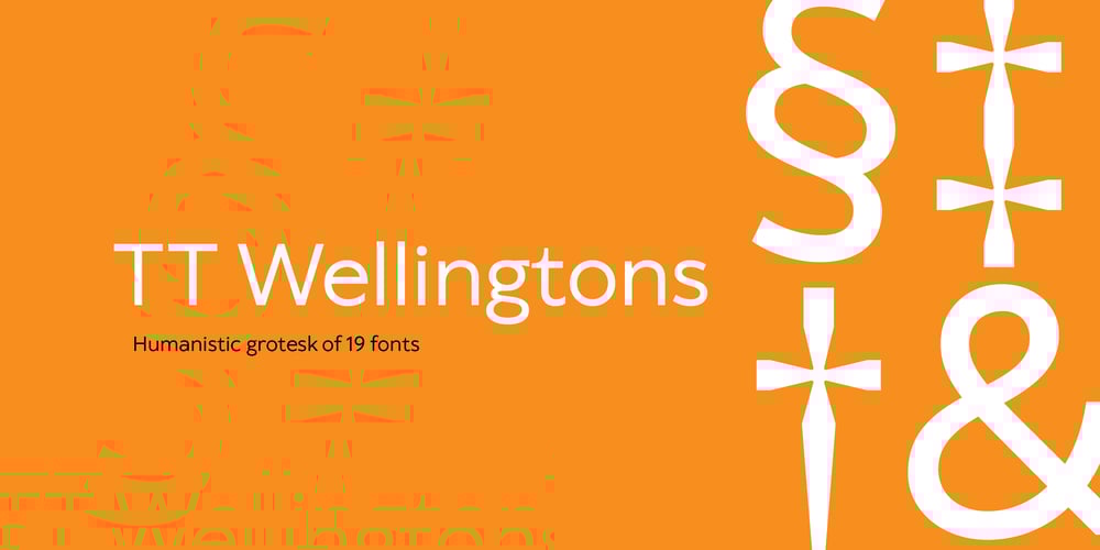 TT Wellingtons font