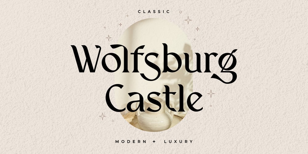 Wolfsburg Castle font