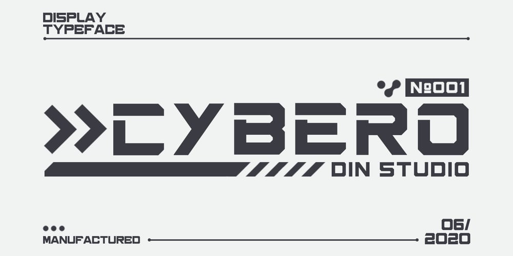 Cybero font
