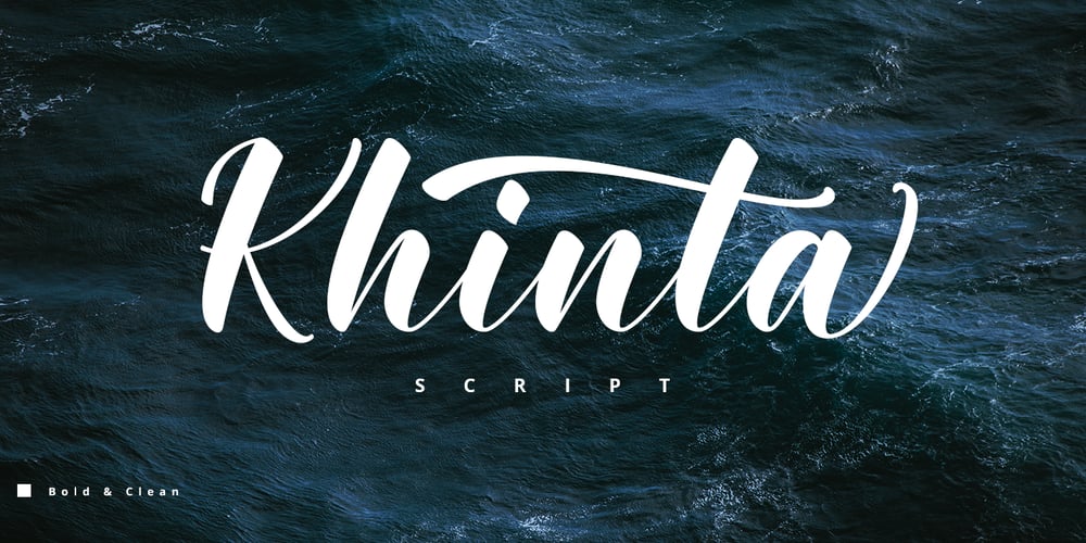 Khinta font