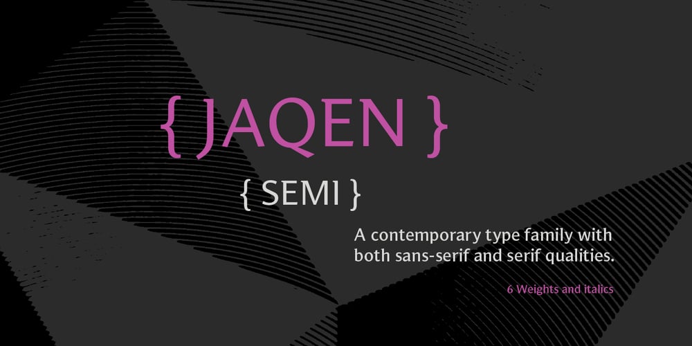 Jaqen Semi font