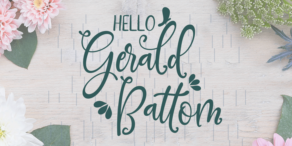 Gerald Battom font