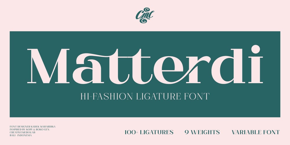 Matterdi font