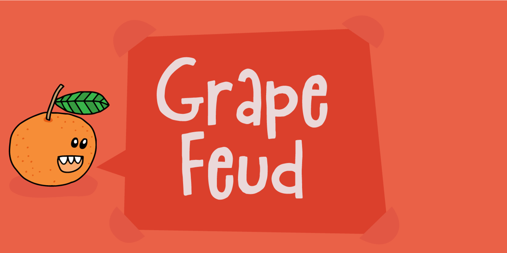 Grape Feud font