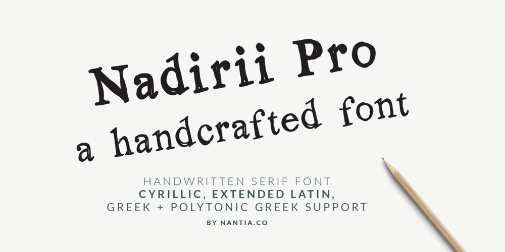 Nadirii Pro font