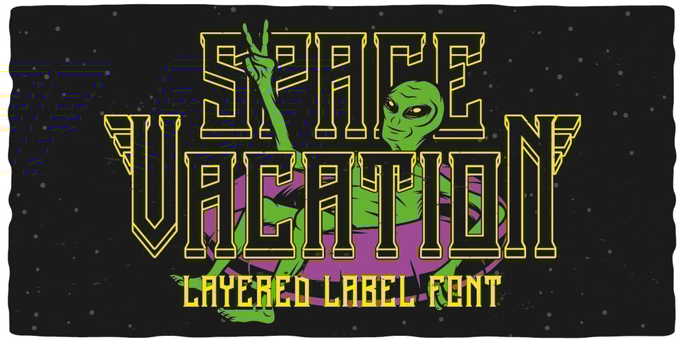 Space Vacation font