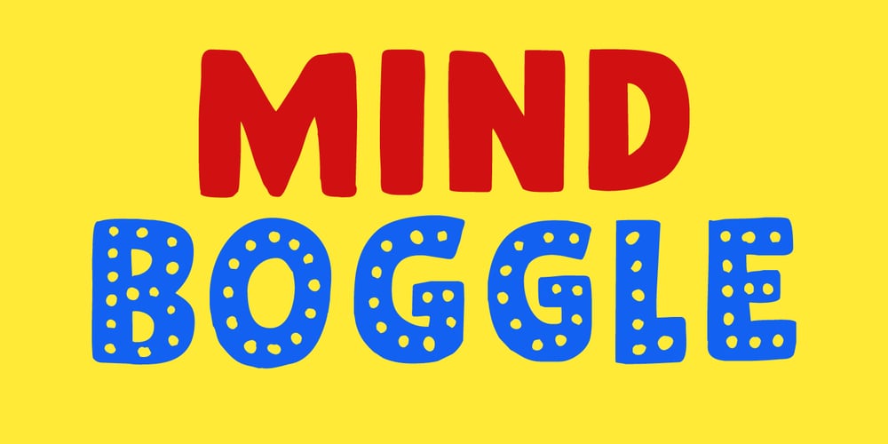 Mind Boggle font