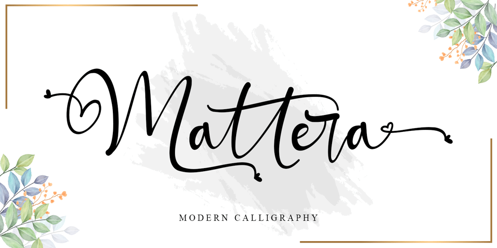 Mattera font