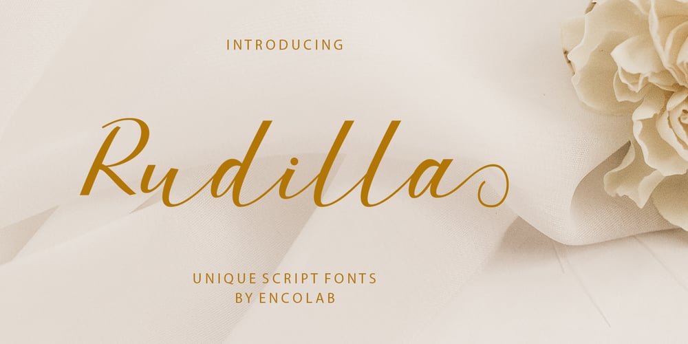 Rudilla font