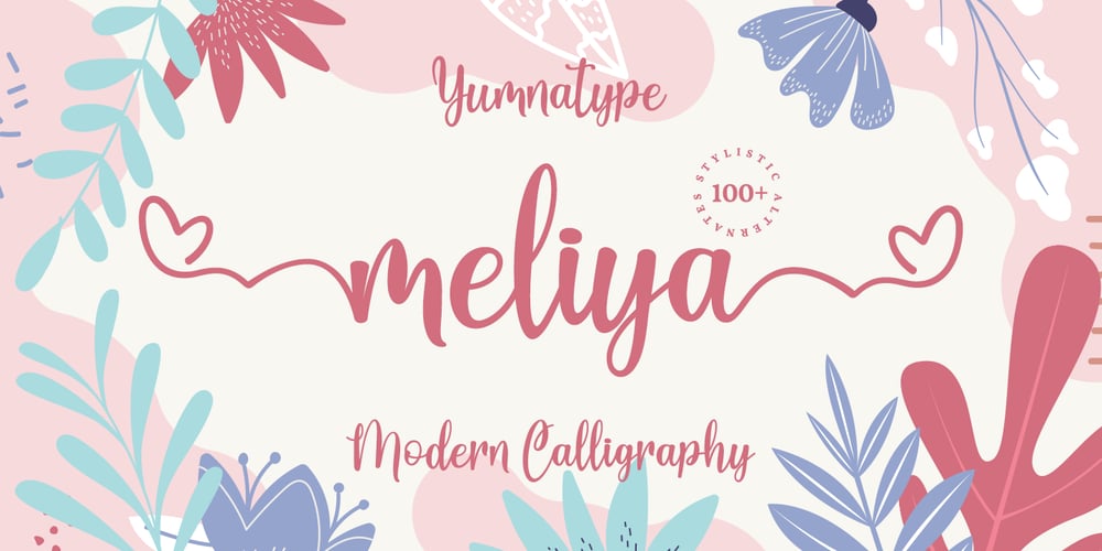 Meliya font
